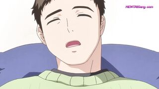 La esposa despierta a su marido con sexo oral profundo y un paseo resbaladizo ⋄ Pornografía Hentai 1080p de alta resolución