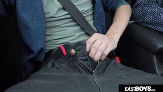 Handsome Czech Boy Gets Big Dick Handjob Outdoors
