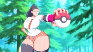 La waifu dei Pokémon si fa distruggere il suo gigantesco sedere nella foresta