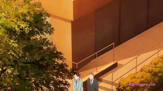 Kaji baise Fukami à cru sur le lit d'hôtel après la douche ◌ Anime hentai gay