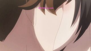 Nerdiger Schwuler wird im Hotelbett hart rangenommen und bekommt einen heftigen Anal-Finish ◌ Hentai-Porn