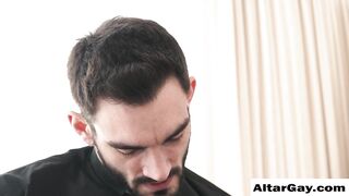 Priest Patrick fucks my ass for the firstime