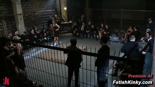 Gangbang public intense avec Amber Rayne
