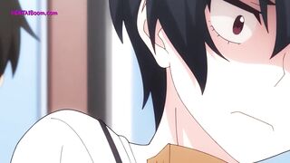 Hentai Anime Schoolgirl Caught in Library & Intense Public Encounter