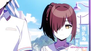 Una principiante vergine viene placcata da procaci ragazze FS (Doppiato Hentai)