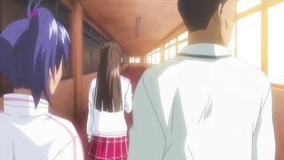 Écolières d'anime excitées dans une orgie intense avec éjaculations massives