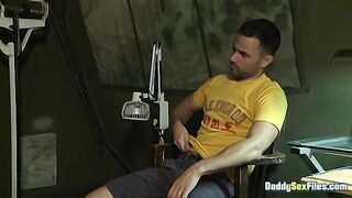 Soldier CJ Has A Cum Problem - Conner Habib, CJ Parker & Andrew Justice