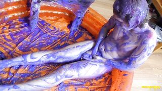 Dietro le quinte dopo le riprese di Gunge - Elis Ataxxx, Richard Lennox