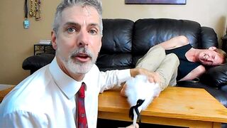 Professeur Tickling Bound Freshman's Feet - Jessie Russel et Richard Lennox