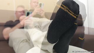 Spy on Bax's Socks & Feet - Bax