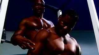 Flexdeon y Soloman follan en el gimnasio - Flexdeon Blake y Soloman Gregory