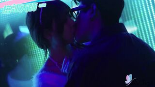 Nerdy Guy Wins Pick-up Game Show And Fucks Cute Brunette Ranako