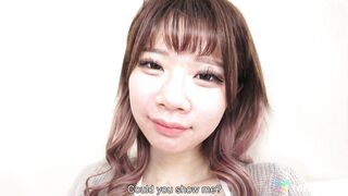 Schoolgirl Tumugi Nakahara is back and shows her masturbation skills