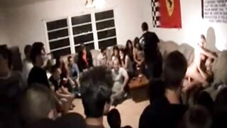 Frat House Fucked College Party