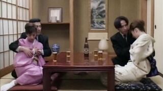 Couples japonais Foursome Fucking Hardcore