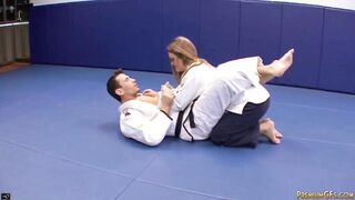 Karate Girl so Pretty and Fucking Hardcore with his coach