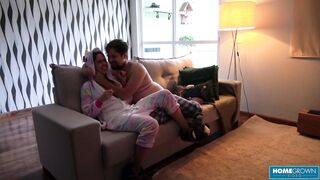 Onesie Girl Rides A Dick - Scarlett Taylor & Stephan