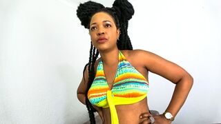 Elenco africano - Vadia afro cheia de curvas que domina habilmente o agente Big Dick