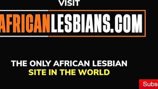 Curvy Xhosa Lesbians Scissoring Make out After Romantic Tind