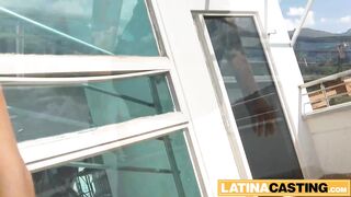 Latina Cum Slut Mila Garcia Primeiro Sloppy Cum Casting