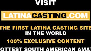 Latina Amateur Cutie Fucked At Casting Takes Facial