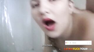 Latina gets a big cock present for her birthday