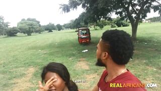 Cute African Couple Having Lovely Date Before Hardcore Fuck!