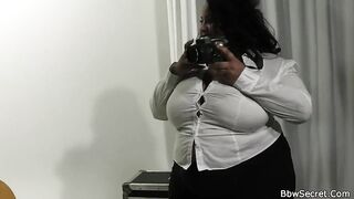 Husband cheats with big titted ebony plumper