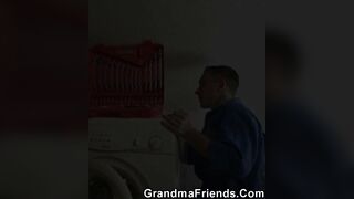 Two workers share very old grandmother